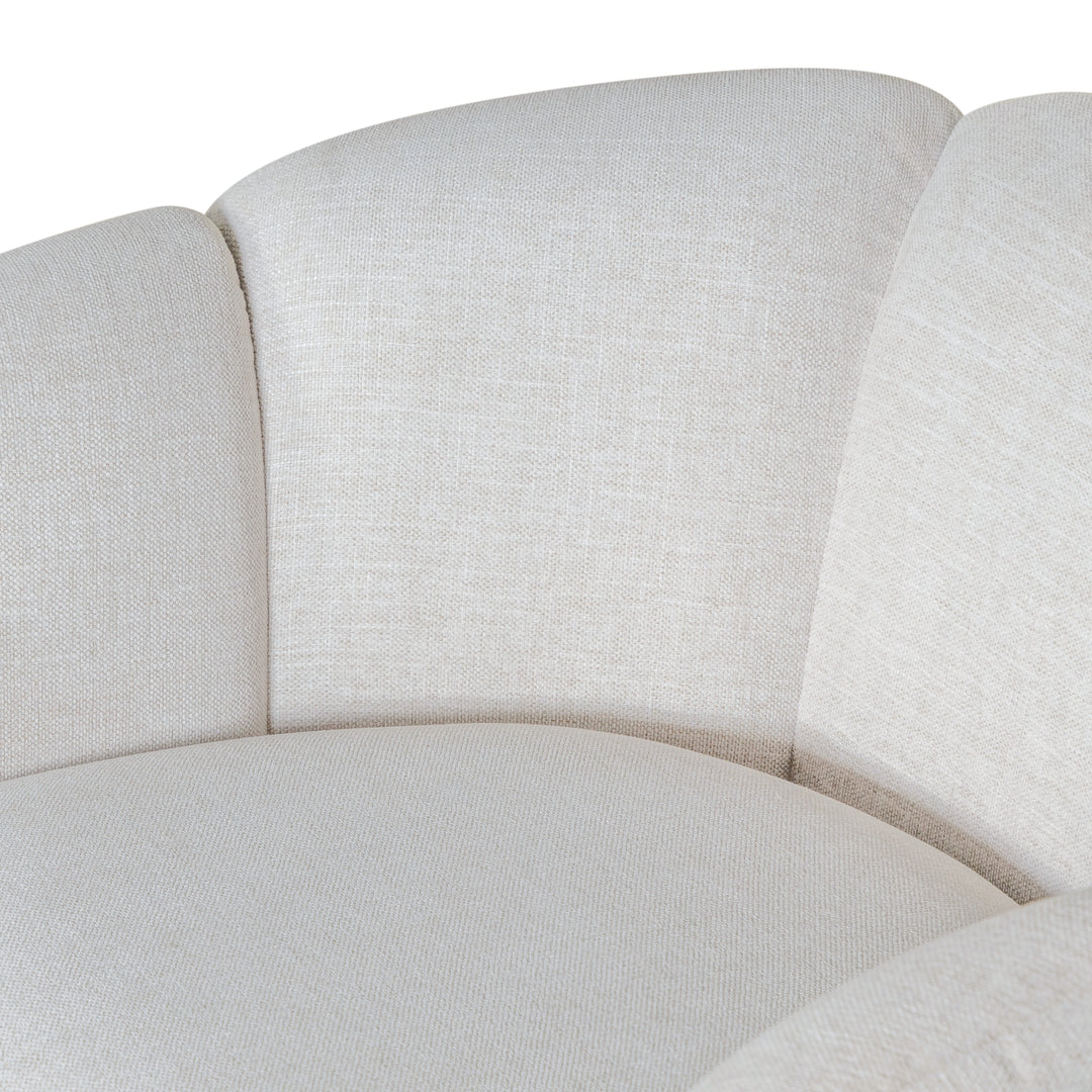 33.8"W x 31.8"D x 28.1"H / Soft Oat/Cream