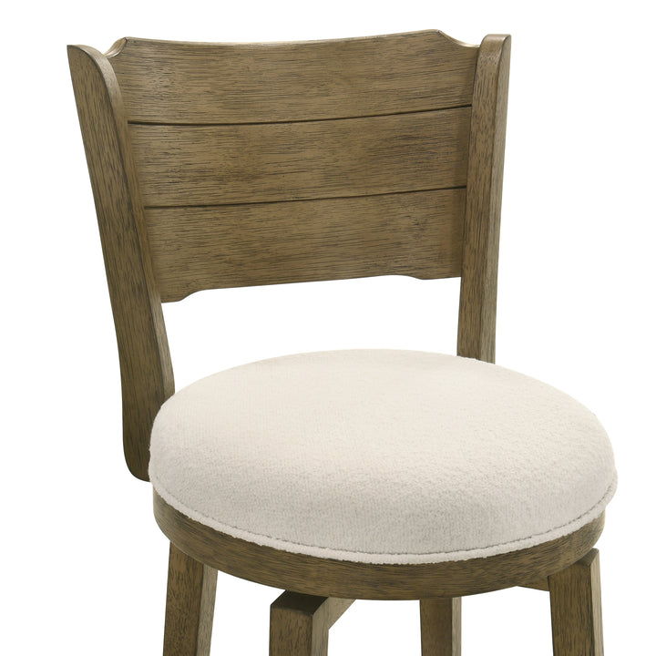 21.125"W x 19.75"D x 43.25"H / White/Putty Brown