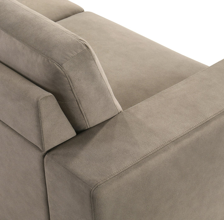 59"W x 35"D x 33"H / Tundra/Matte Black