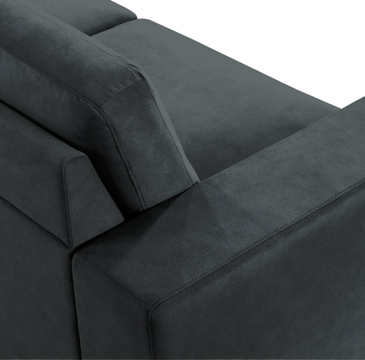 79"W x 35"D x 33"H / Flint/Matte Black