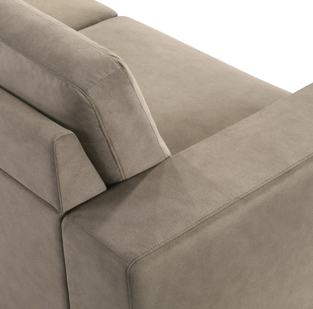 79"W x 35"D x 33"H / Tundra/Matte Black