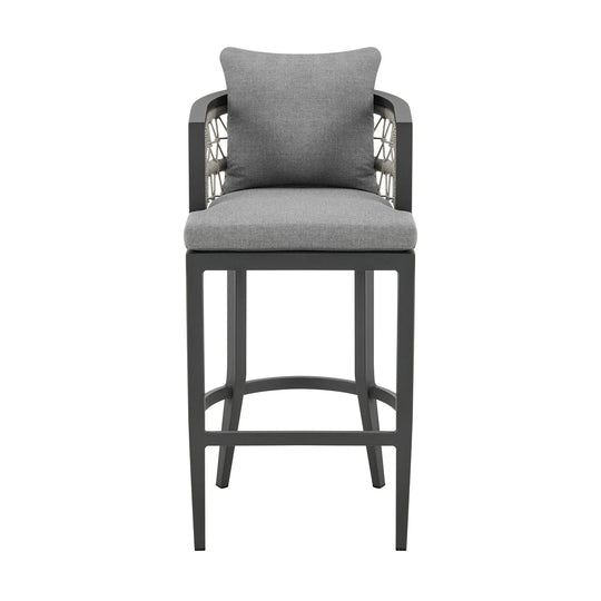 American Home Furniture Armen Living Zella Outdoor Counter Stool Set of 2