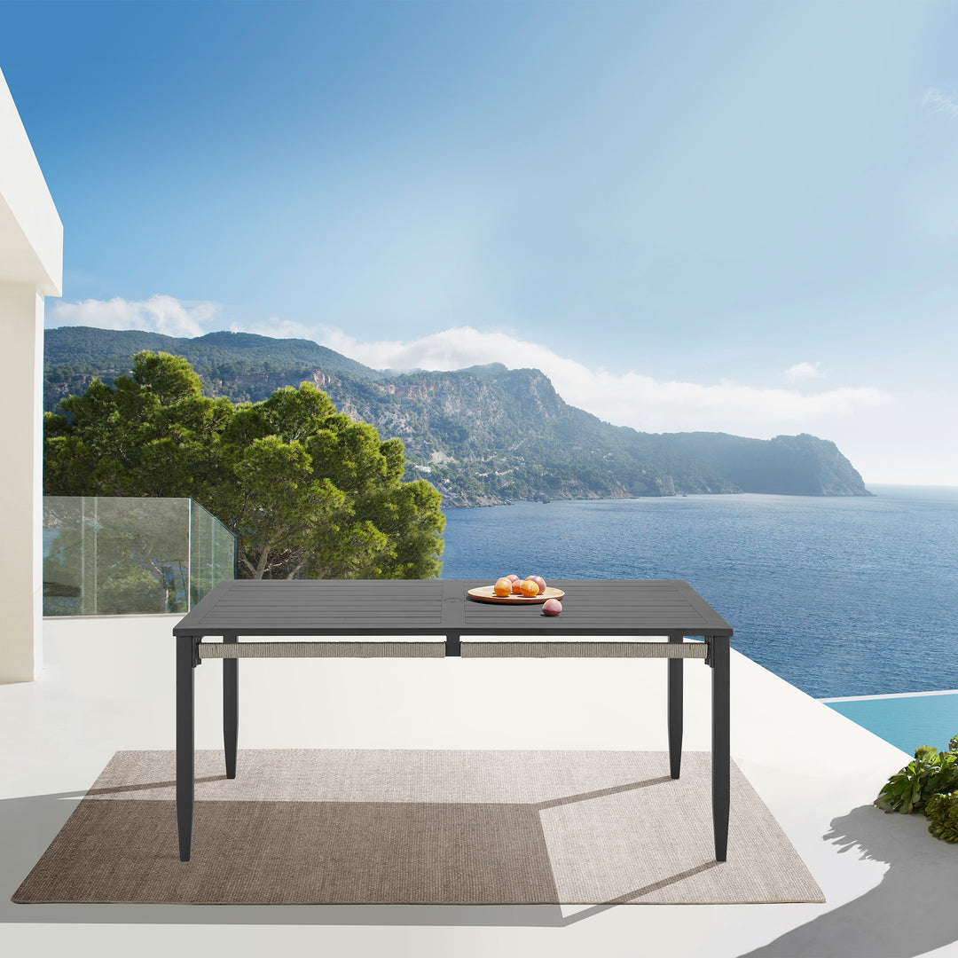 American Home Furniture Armen Living Zella Outdoor Dining Table