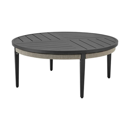 American Home Furniture Armen Living Zella Outdoor Round Coffee Table