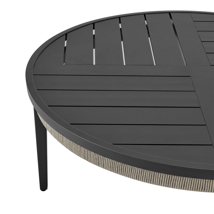 American Home Furniture Armen Living Zella Outdoor Round Coffee Table