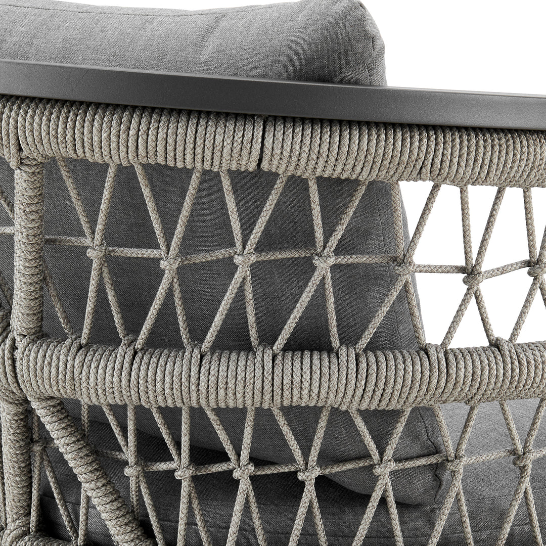 American Home Furniture Armen Living Zella Outdoor Dining Chair Set of 2