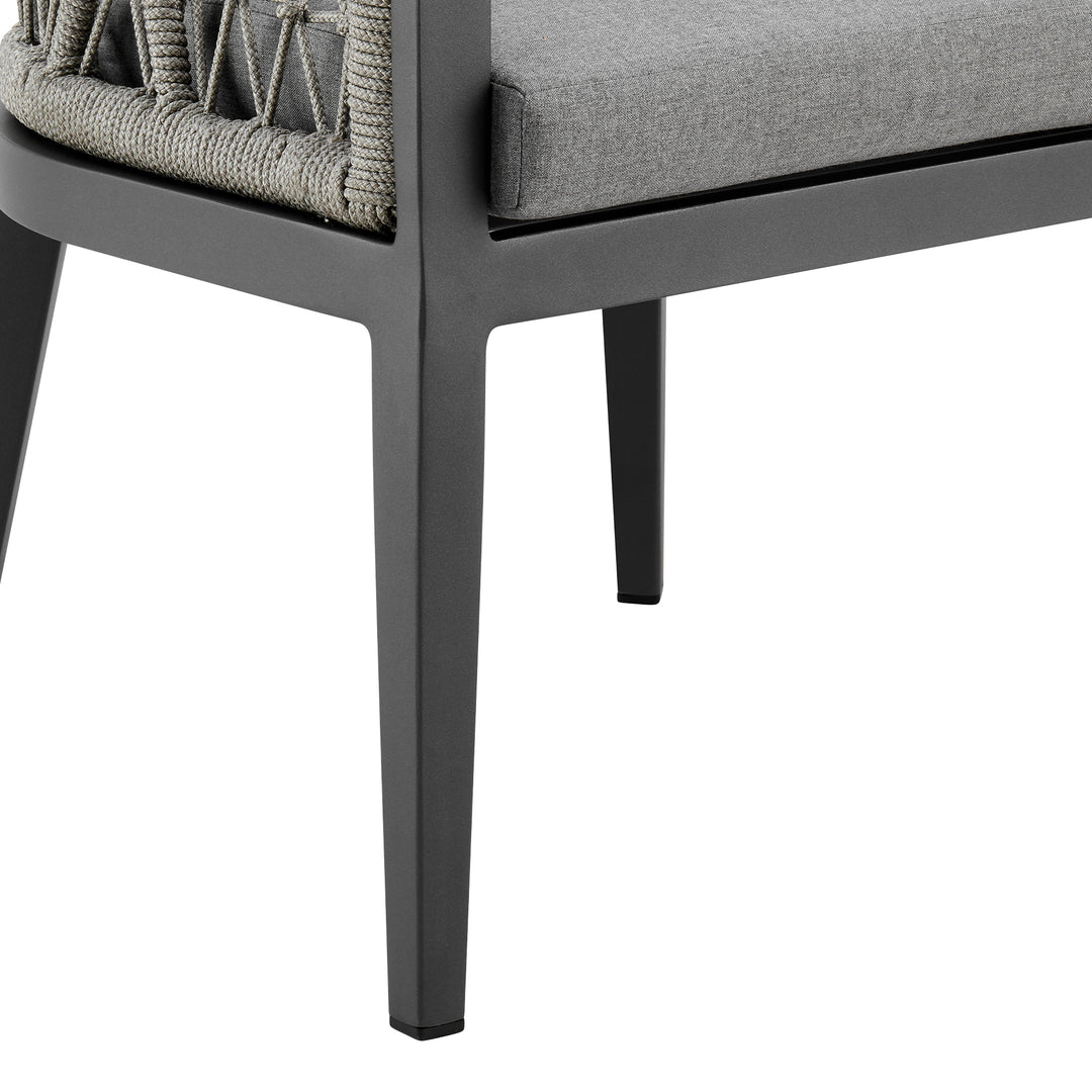 American Home Furniture Armen Living Zella Outdoor Dining Chair Set of 2