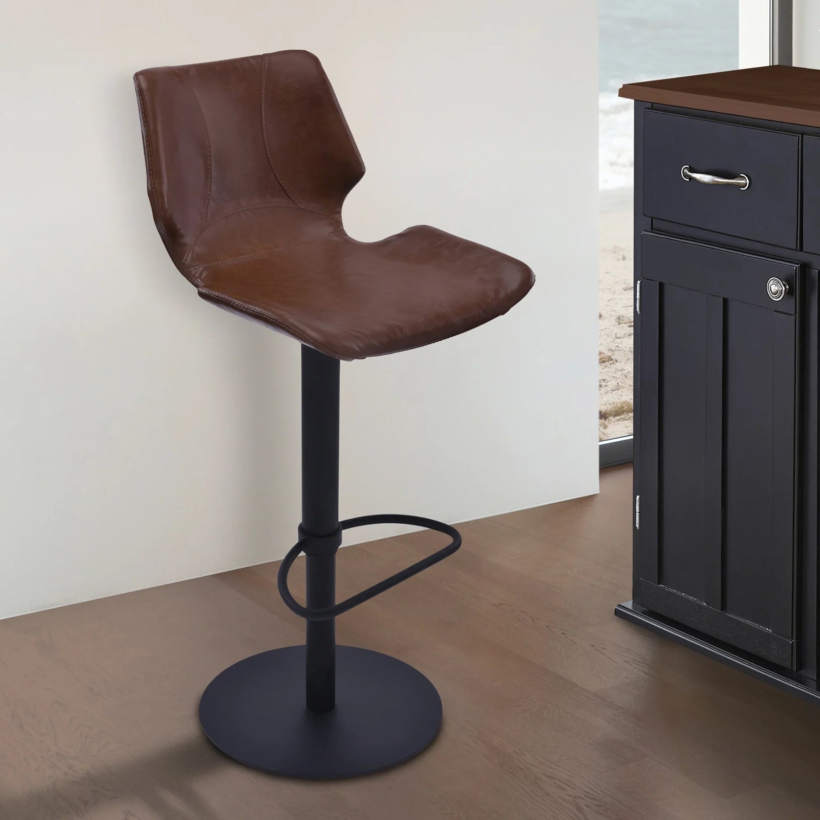 American Home Furniture Armen Living Zuma Barstool Set of 2