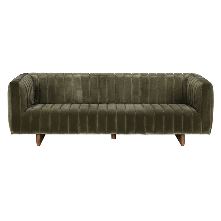 Noir - Khann Sofa, Green Performance Velvet - LEA-AS004VEL