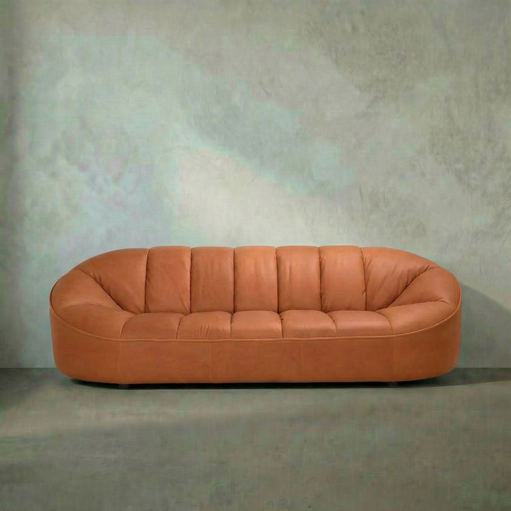 Noir - Amadeus Sofa, Roman Red Leather - LEA-AS005RR