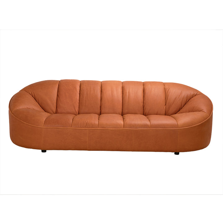 Noir - Amadeus Sofa, Roman Red Leather - LEA-AS005RR