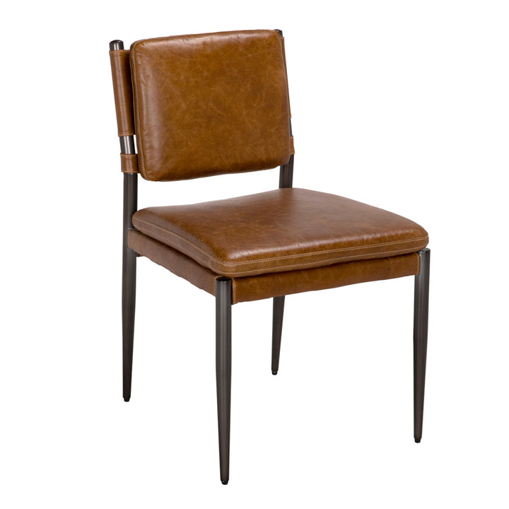 Noir Wooster Dining Chair - Brown