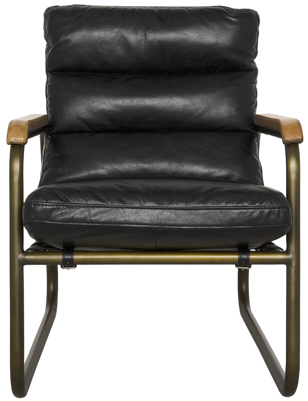 American Home Furniture | Noir - Cowhide Arm Chair