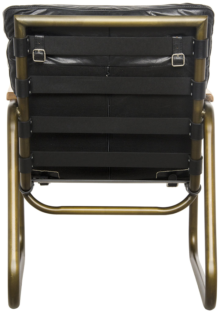 American Home Furniture | Noir - Cowhide Arm Chair