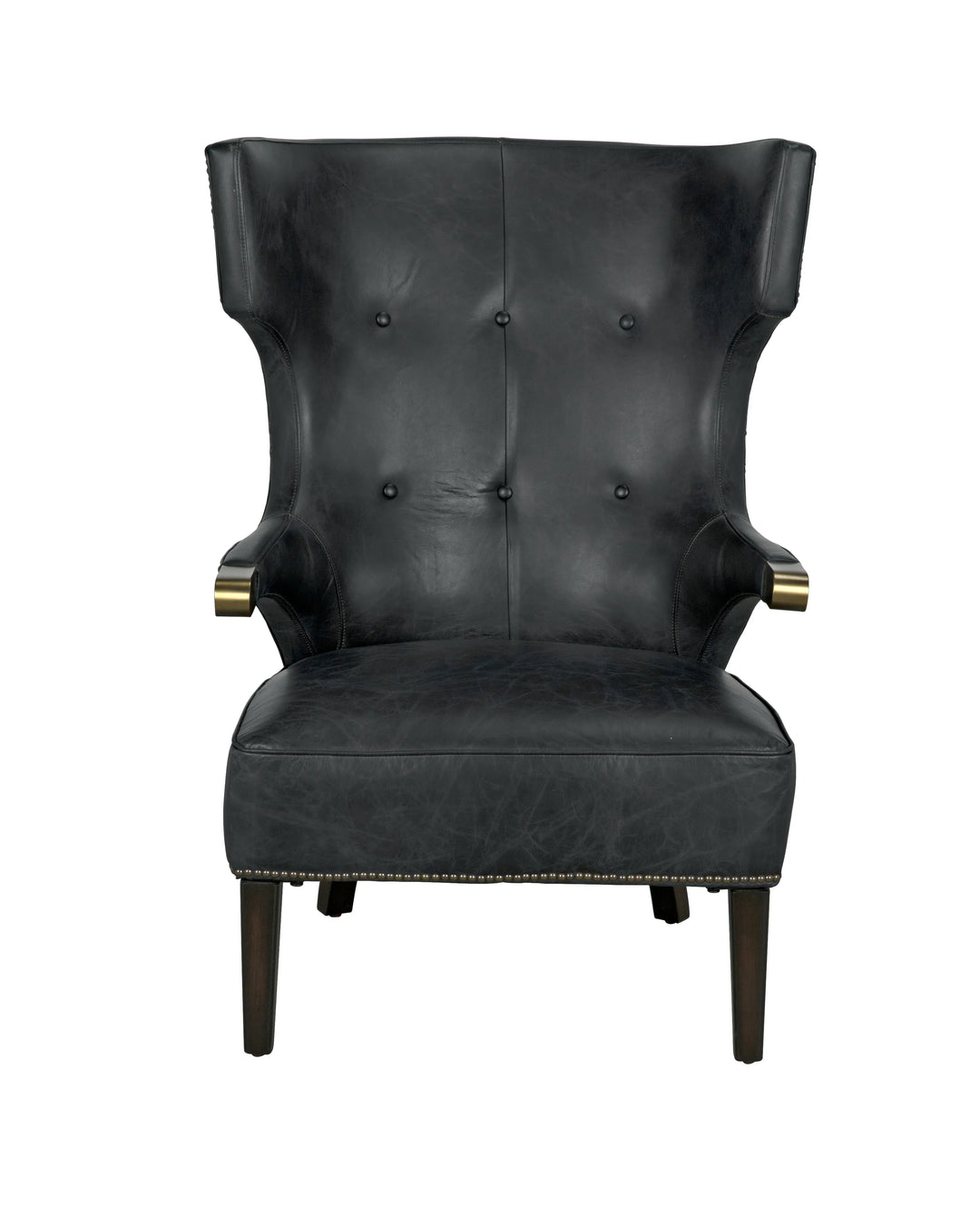 American Home Furniture | Noir - Heracles Chair, Leather