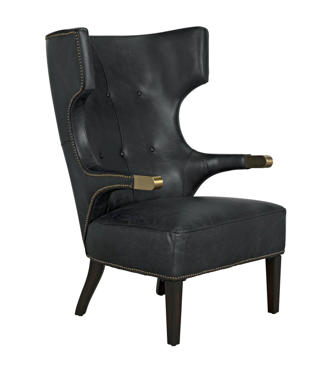 American Home Furniture | Noir - Heracles Chair, Leather