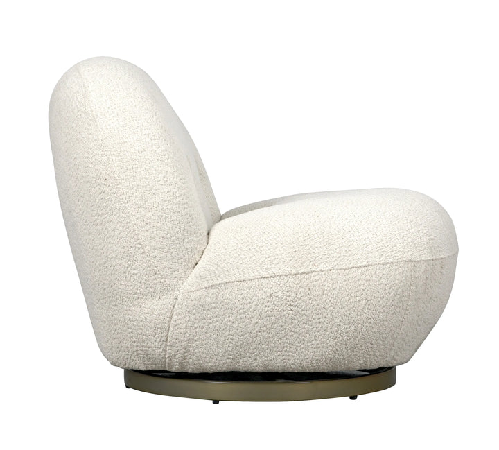 American Home Furniture | Noir - Artemis Chair, Boucle Fabric