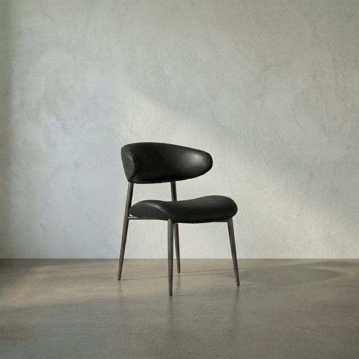 Noir - Hakone Dining Chair - LEA-C0584B-1D