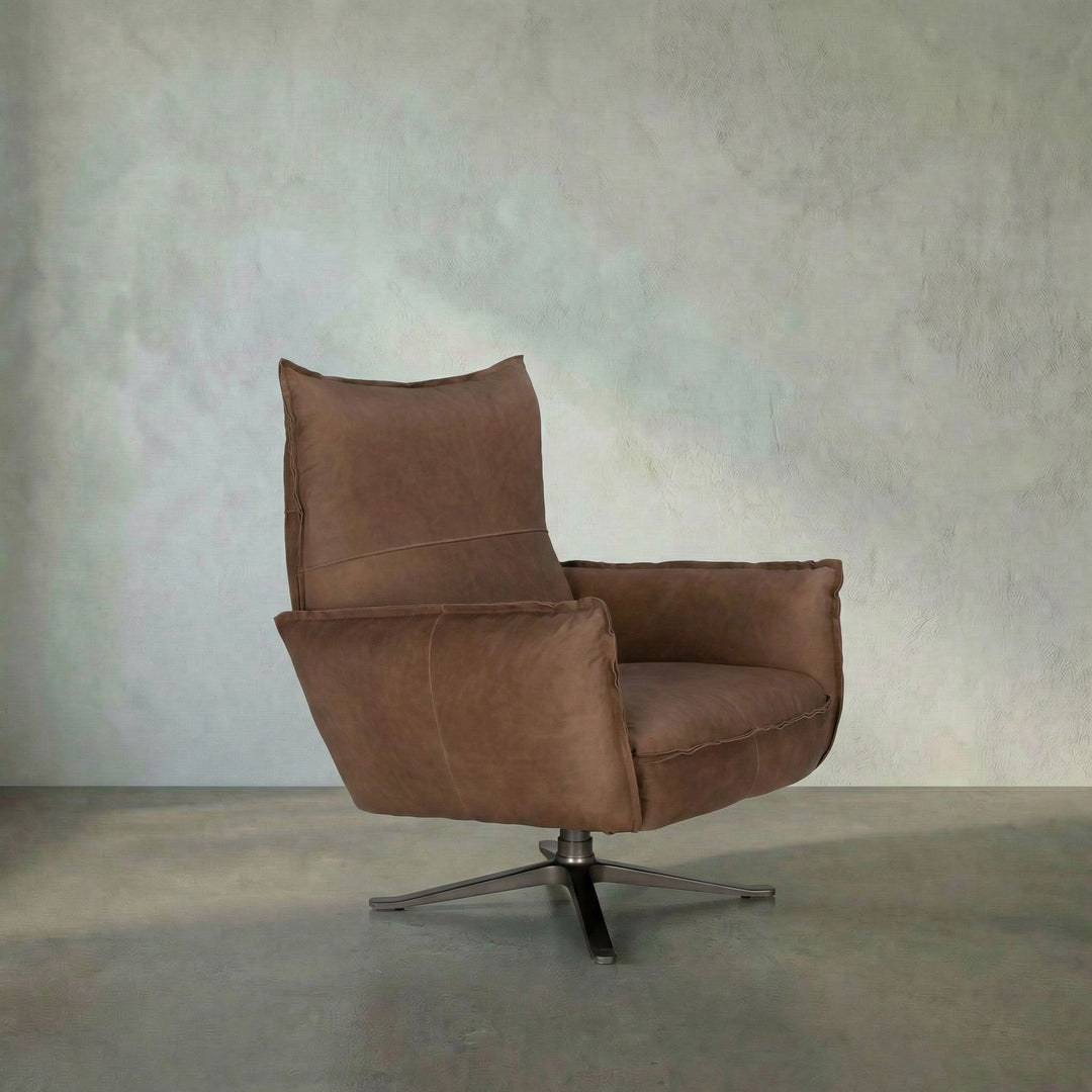 Noir - Lawrenceville Swivel Chair - LEA-C0657-1D