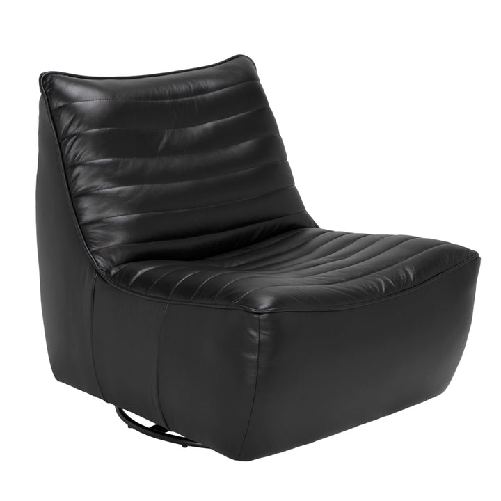 Noir - Mcclain Swivel Single Sofa - LEA-S0591A-1A