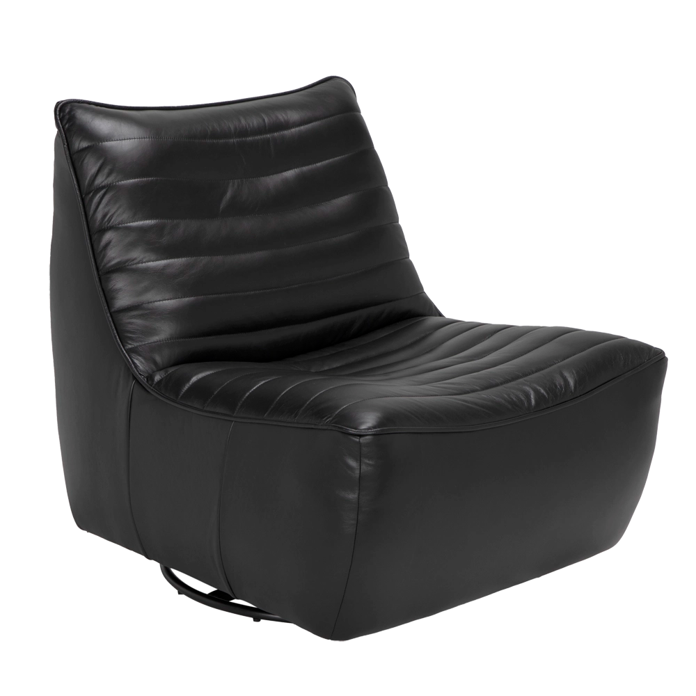 Noir - Mcclain Swivel Single Sofa - LEA-S0591A-1A