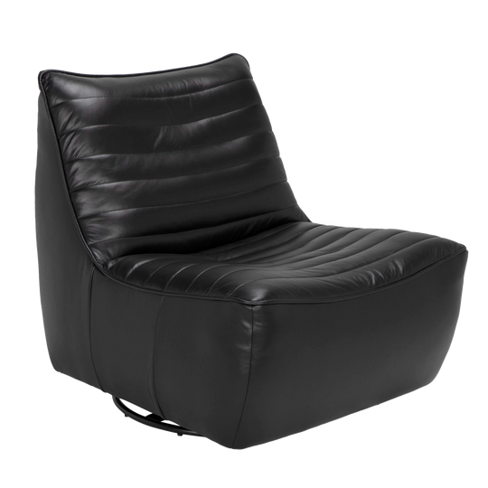 Noir - Mcclain Swivel Single Sofa - LEA-S0591A-1A