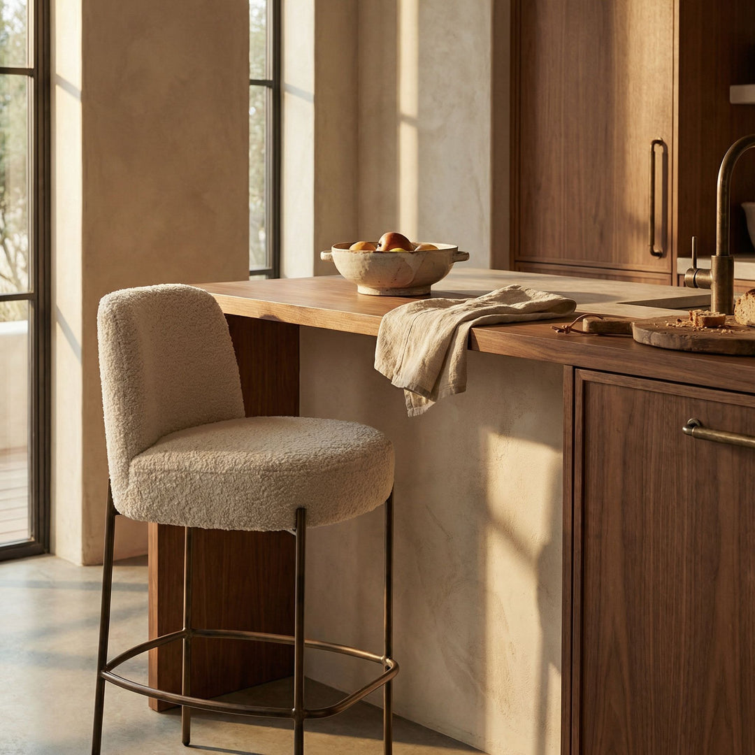 Noir - Darwin Counter Chair - LEA-ST001-S