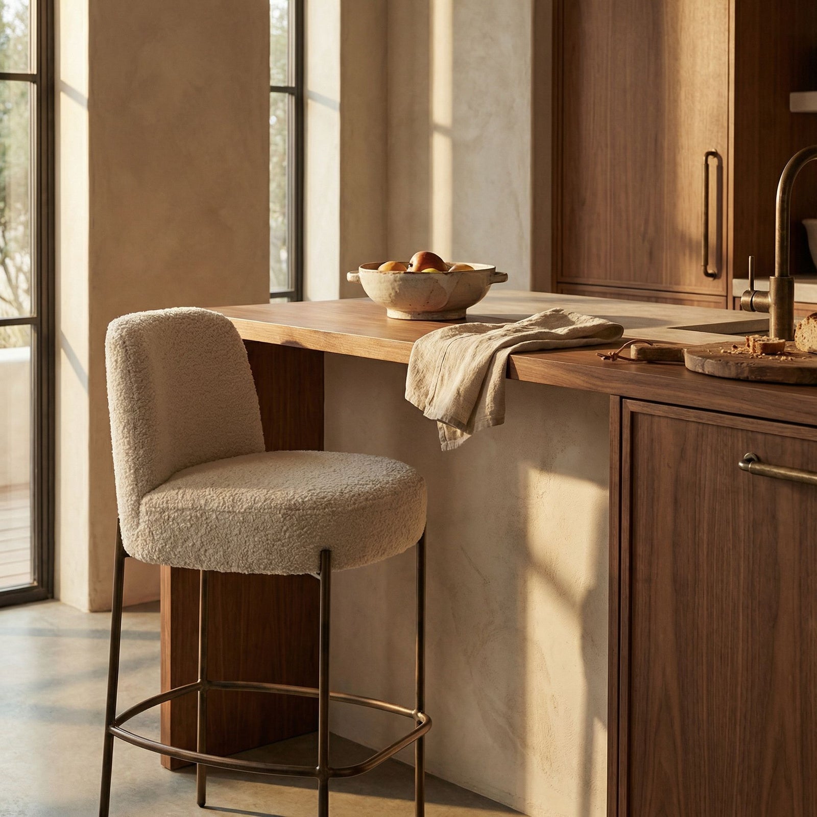 Noir - Darwin Counter Chair - LEA-ST001-S