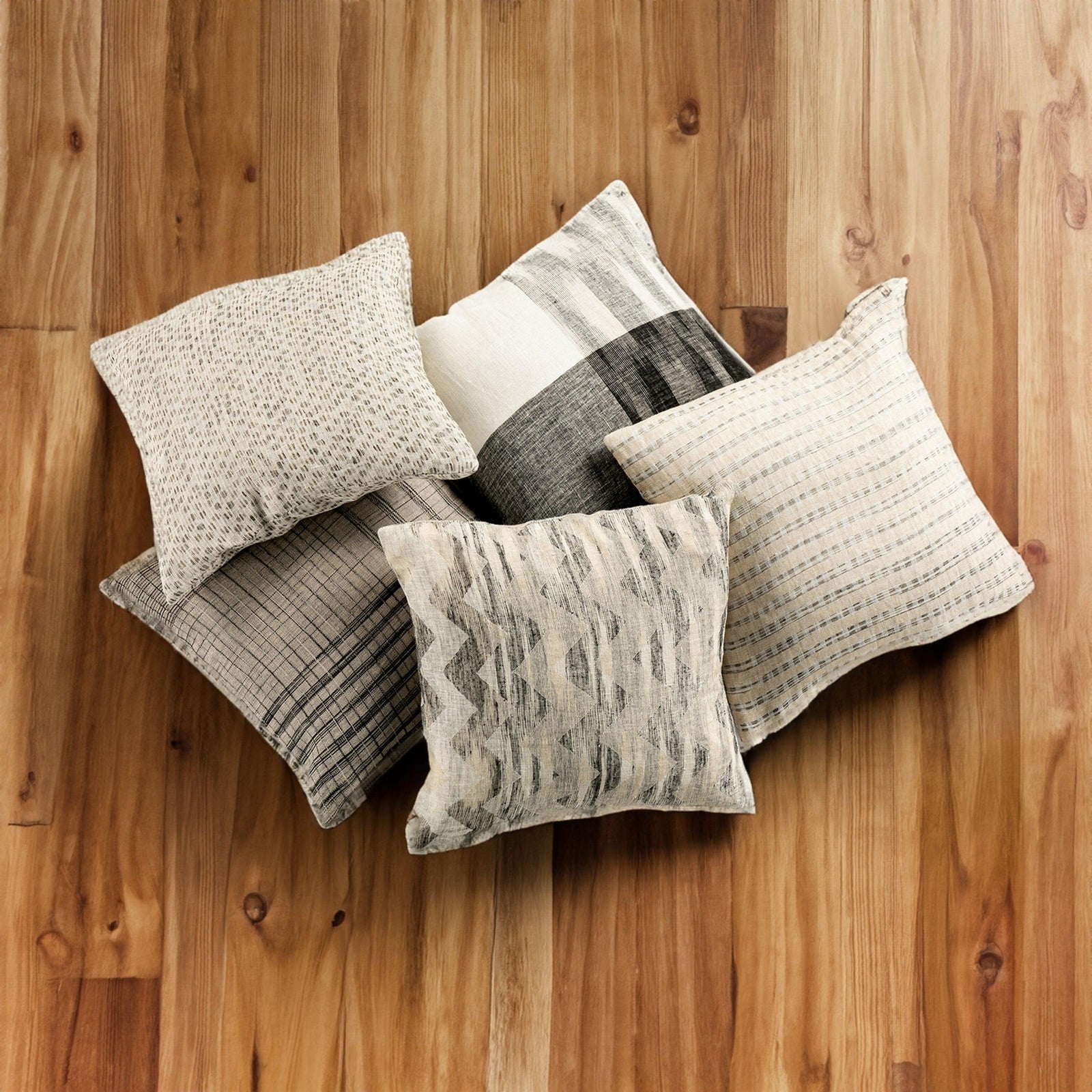 Fibre by Auskin - Linen/Silk Lumbar Cushion - CTACC1930340X55 | American Home Furniture