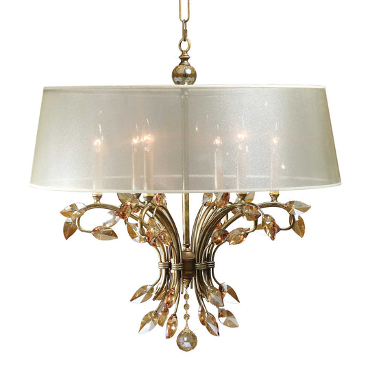 American Home Furniture Uttermost Alenya 6 Lt Shade Chandelier