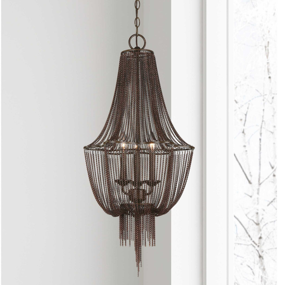 American Home Furniture Uttermost Lezzeno 3 Chandelier