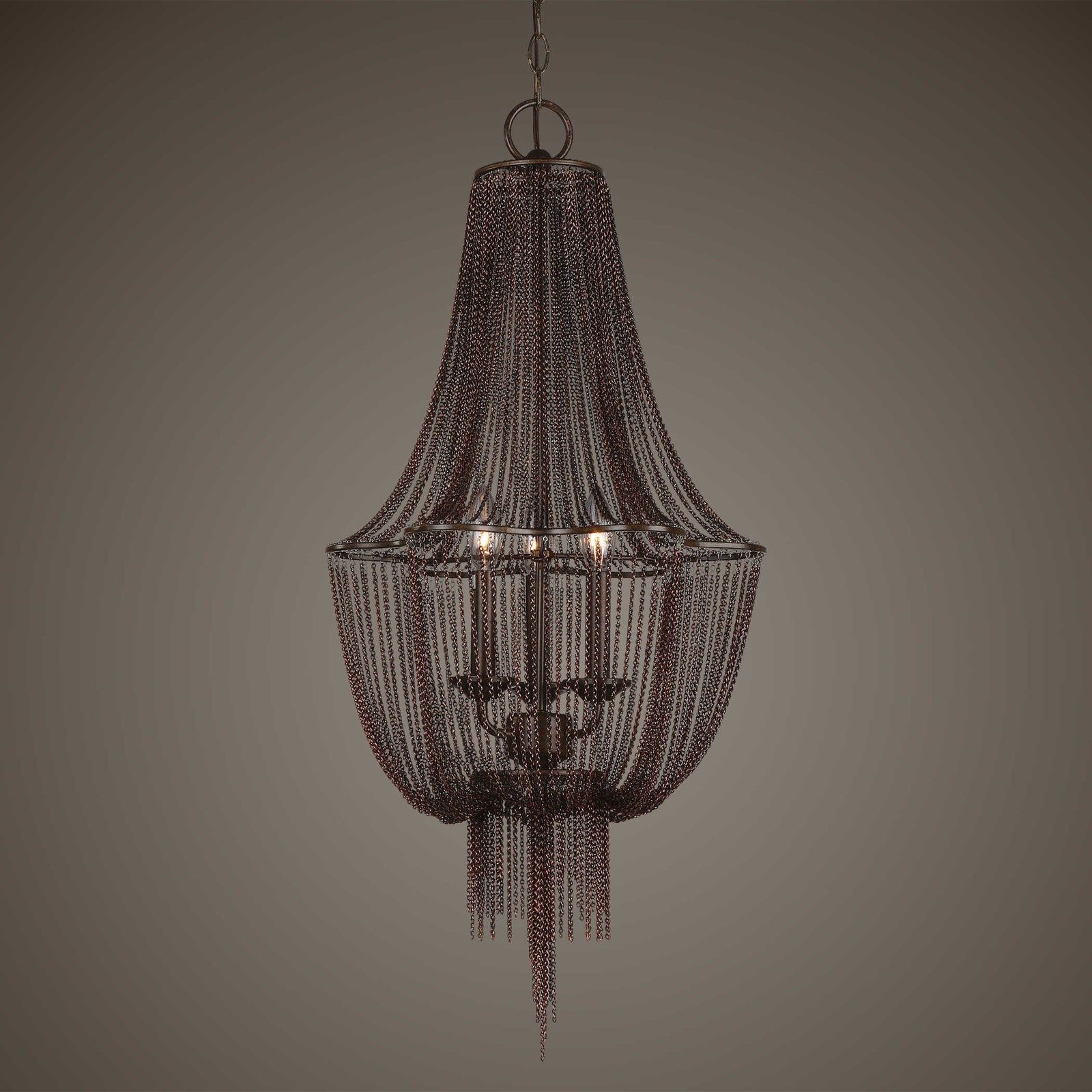American Home Furniture Uttermost Lezzeno 3 Chandelier