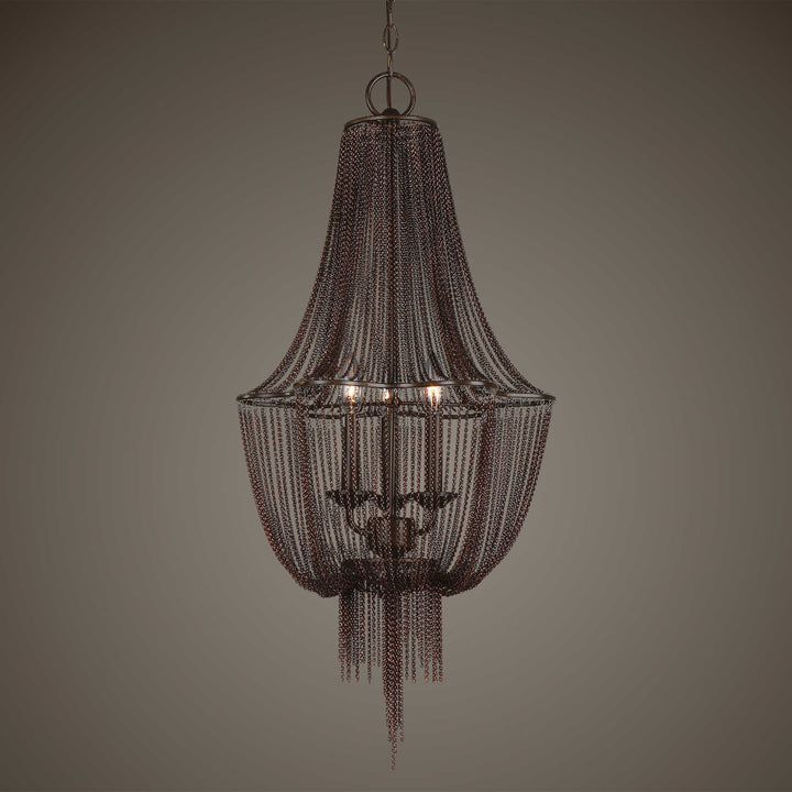 American Home Furniture Uttermost Lezzeno 3 Chandelier
