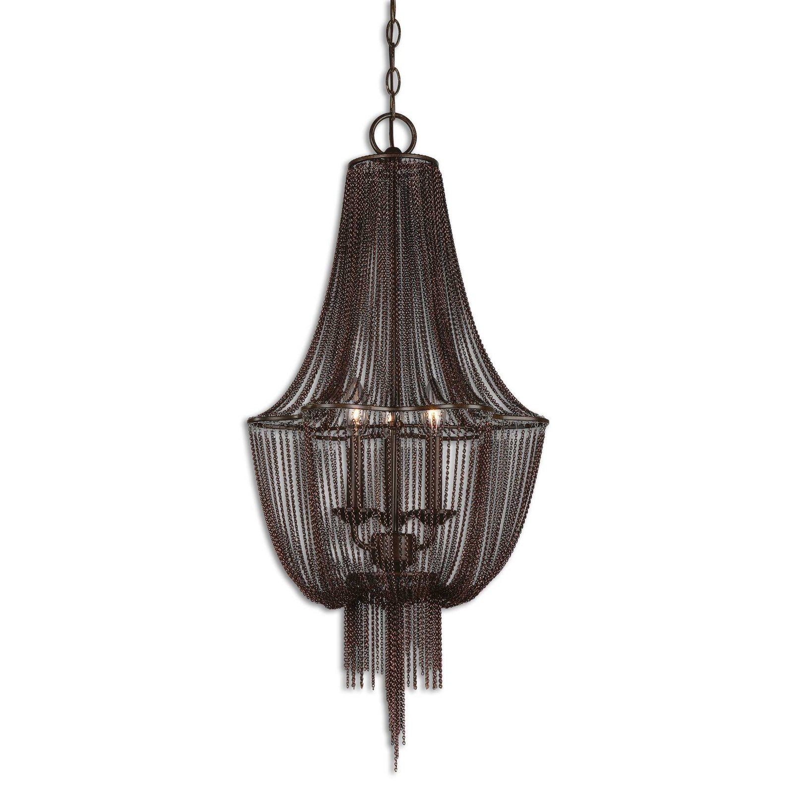 American Home Furniture Uttermost Lezzeno 3 Chandelier