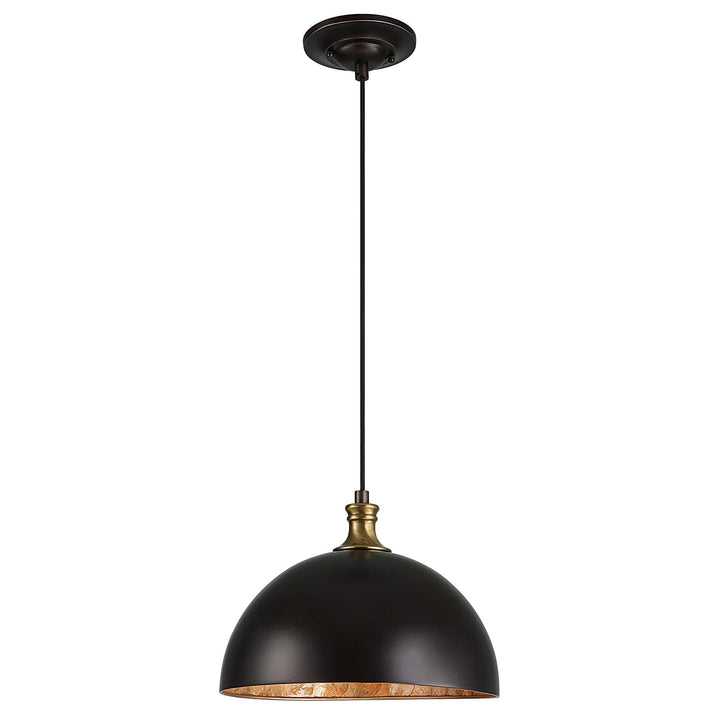 American Home Furniture Uttermost Placuna 1 Light Bronze Pendant