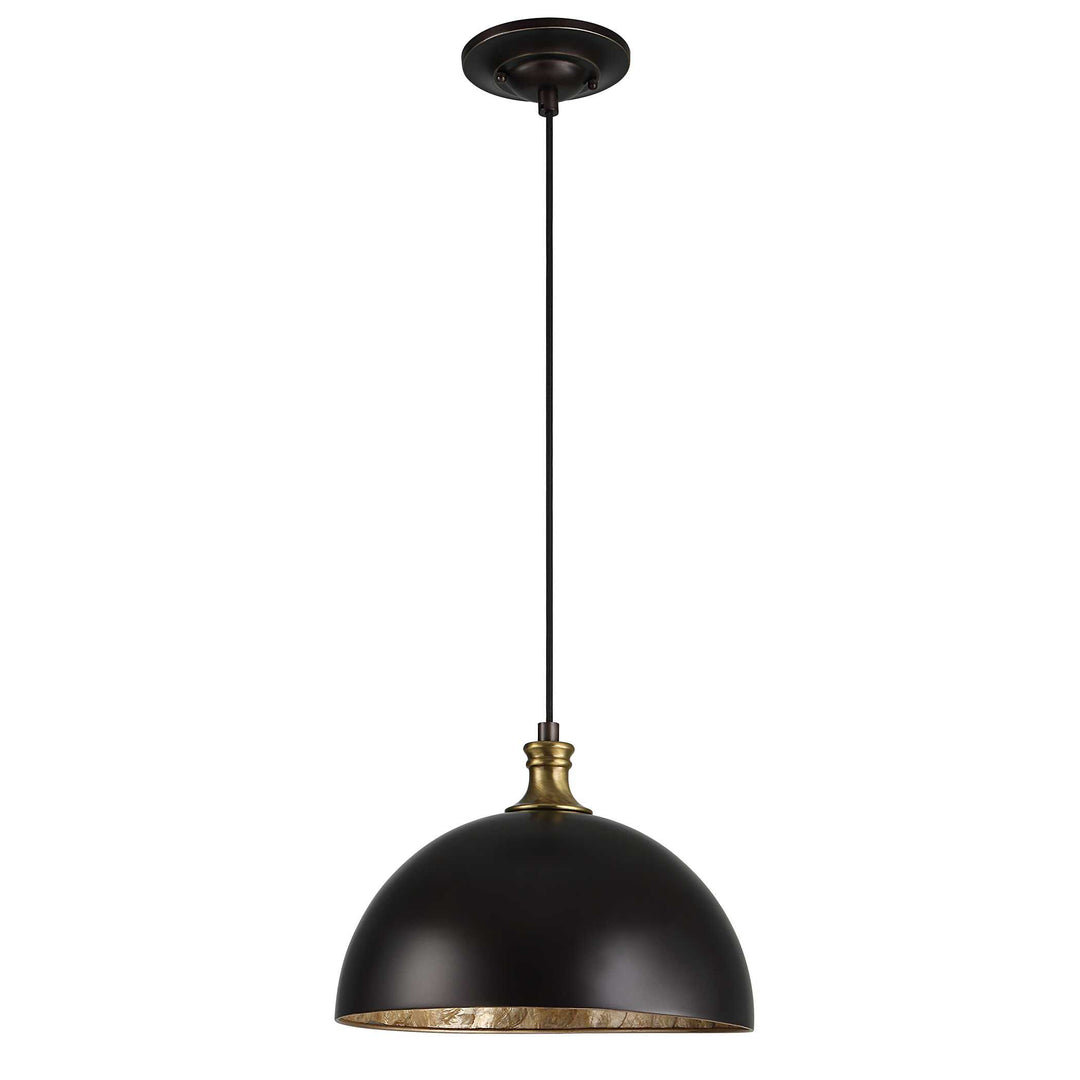 American Home Furniture Uttermost Placuna 1 Light Bronze Pendant