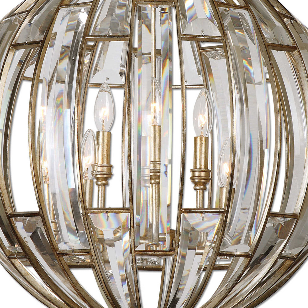 American Home Furniture Uttermost Vicentina 6 Light Sphere Pendant
