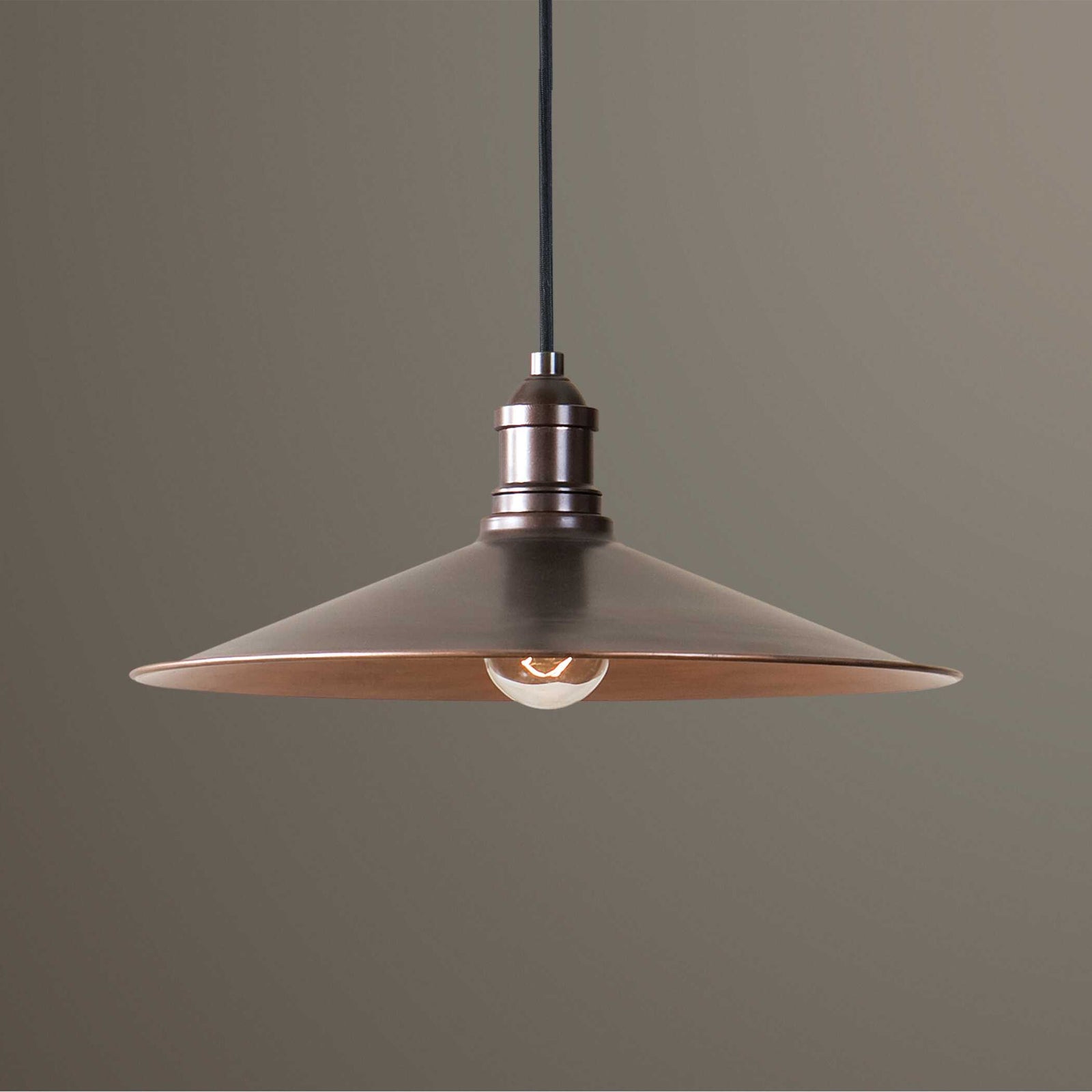 American Home Furniture Uttermost Barnstead 1 Light Copper Pendant