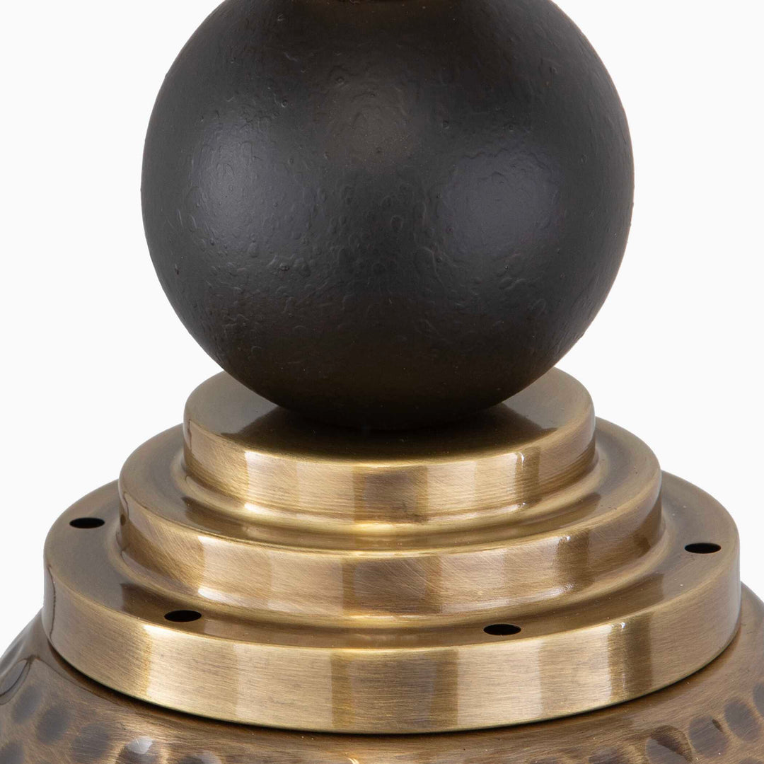 American Home Furniture Uttermost Adastra 1 Light Antique Brass Pendant