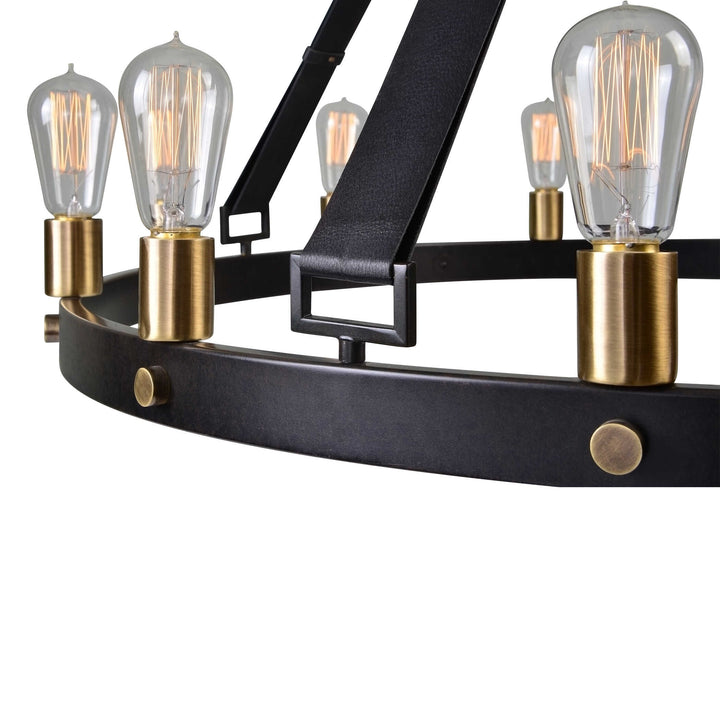 American Home Furniture Uttermost Marlow 12 Light Circle Chandelier