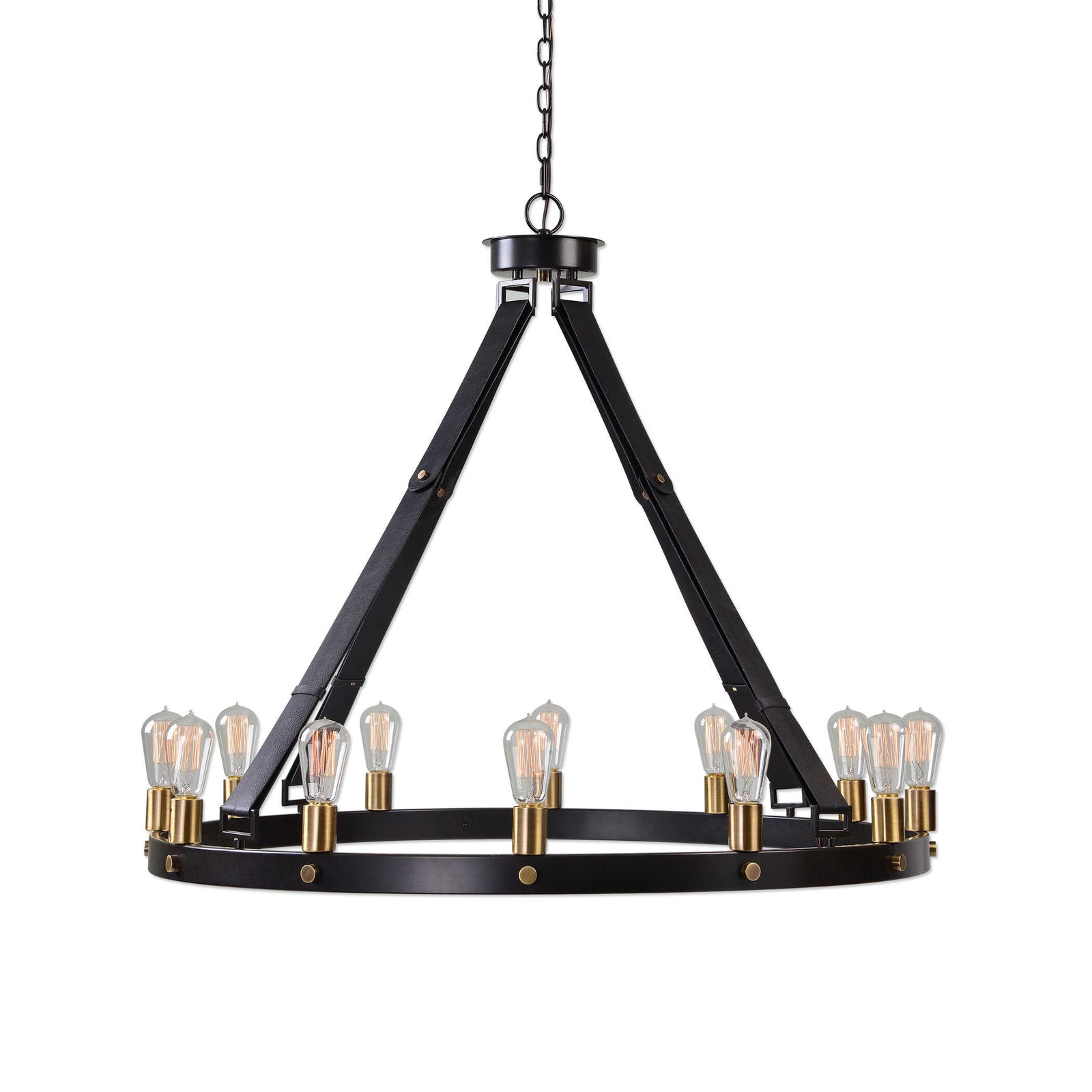 American Home Furniture Uttermost Marlow 12 Light Circle Chandelier