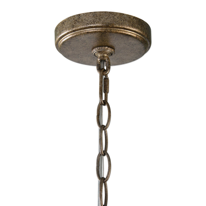 American Home Furniture Uttermost Valka 6 Light Crystal Chandelier