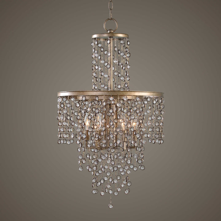 American Home Furniture Uttermost Valka 6 Light Crystal Chandelier