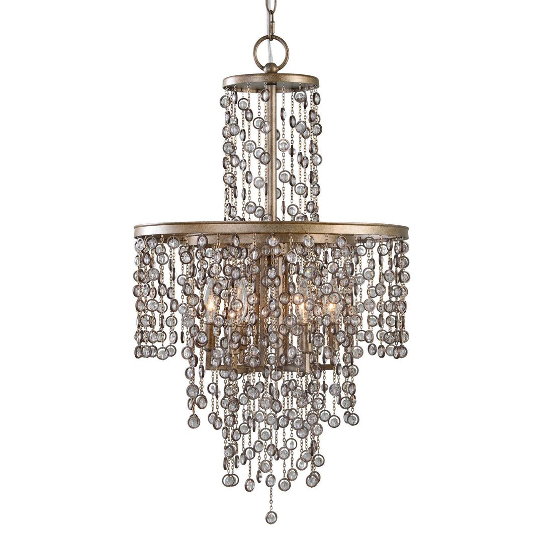 American Home Furniture Uttermost Valka 6 Light Crystal Chandelier