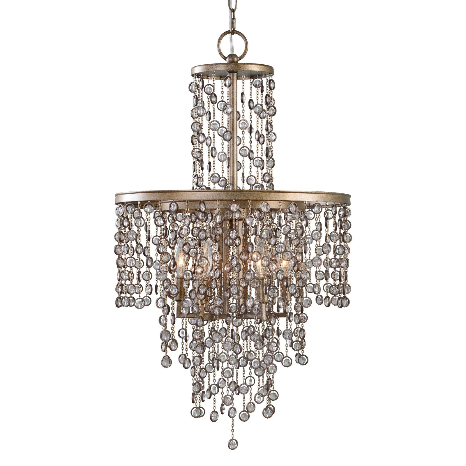 American Home Furniture Uttermost Valka 6 Light Crystal Chandelier