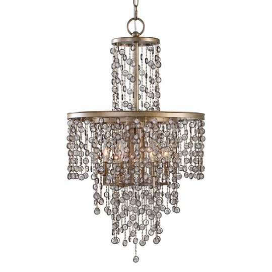 American Home Furniture Uttermost Valka 6 Light Crystal Chandelier