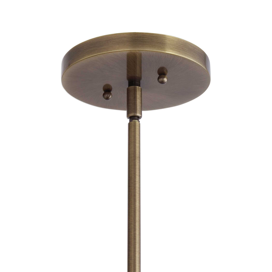 American Home Furniture Uttermost Calix Large Blown Glass 1 Light Pendant