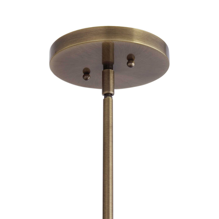 American Home Furniture Uttermost Calix Large Blown Glass 1 Light Pendant