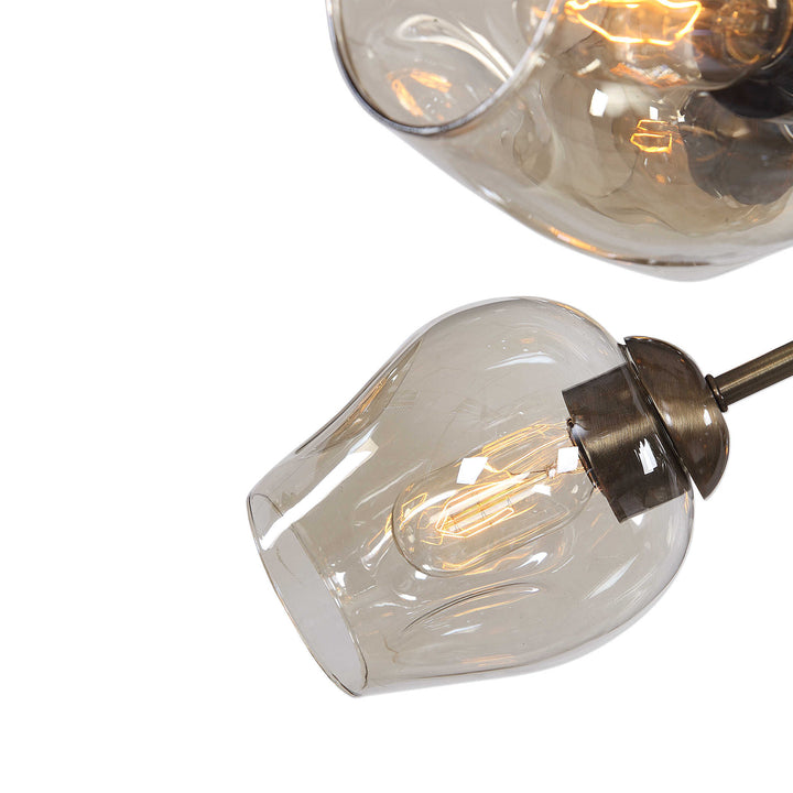 American Home Furniture Uttermost Chet 12 Light Sputnik Chandelier