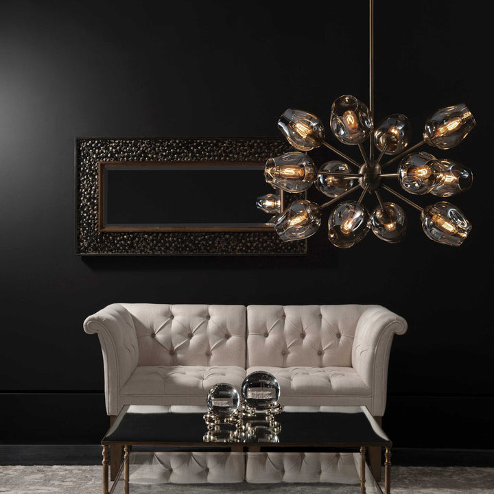 American Home Furniture Uttermost Chet 12 Light Sputnik Chandelier